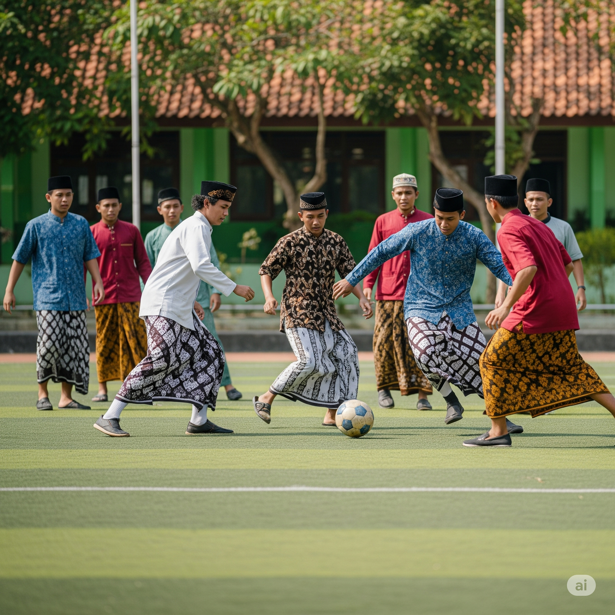 Gairah Sepak Bola di Jantung Pesantren